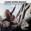 LAOYOU Sugar Skull Rings for Men Women, Stainless Steel Day of the Dead Mens Jewelry, Cool Biker Gothic Ring Christmas Gifts - Image 5