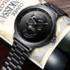 GIMTO Creative Men's 3D Skull Watch Cool Stainless Steel Big Dial Vintage Boy Quartz Military Wristwatch (Black 3D Skull) - Image 4