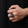 HAQUIL Adjustable Ring Vintage Open Ring Stackable Ring Jewelry - Image 5
