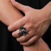 HAQUIL Adjustable Ring Vintage Open Ring Stackable Ring Jewelry - Image 7