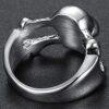 Jude Jewelers Stainless Steel Retro Vintage Gothic Skull Cocktail Party Biker Ring - Image 4
