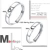 Beydodo 925 Silver Rings Custom Adjustable Sun and Moon Matching Rings Engraved I Love You Couples Rings Wedding - Image 5