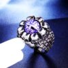 LAIMIUMIU33 Skull Rings for men skulls in Evil eyes Vampire skull Cross Biker Stainless Steel Rings Iced Out Jewelry Heavy Metal Punk Ring Halloween Devil Demon Gothic Style mens fashion rings Helloween - Image 2