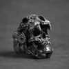 TAOCUTO Store - Indian Jaguar Warrior Skull Stainless Steel Ring for Men (9) - Image 4