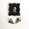 Vincent Van Gogh Skull Handmade Painting Earrings - Image 4