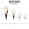 Bone Jewelry Gothic Raven Skull Necklace - Image 5