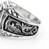 Gothic Men Death Santa Muerte Skull Ring for Men Women Angel Of Death Jewelry 925 Sterling Silver - Image 6