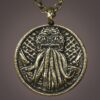 Double Sided Lovecraft Cthulhu Octopus Necklace Pendant With Tentacles Jewelry Amulet Made Solid Brass Casting - Image 7