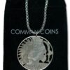 Hobo Coin Cut Coin Necklace Skull Indian Brave Native American Warrior Gothic Hippy Art Hobo Nickel Dollar Coin Jewelry - Image 2