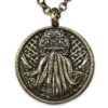 Double Sided Lovecraft Cthulhu Octopus Necklace Pendant With Tentacles Jewelry Amulet Made Solid Brass Casting