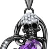 Gothic Skull Punk Birthstone Birthday
