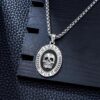 Memento Mori Necklace 925 Sterling Silver - Image 6