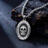 Memento Mori Necklace 925 Sterling Silver - Image 5