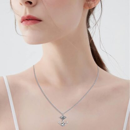 TRISHULA Anchor Necklace 925 Sterling - Image 4