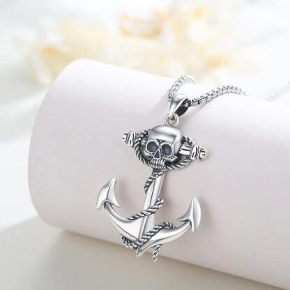 TRISHULA Anchor Necklace 925 Sterling - Image 2