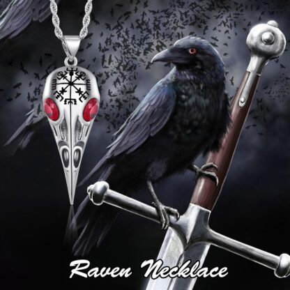 Raven Necklace Gothic Necklace Goth - Image 7