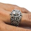 Pirate Skull Biker Ring 925 Sterling Silver Jewelry Size 6-15 - Image 6