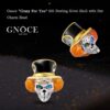 GNOCE Skull Charm for Bracelet Sterling - Image 6