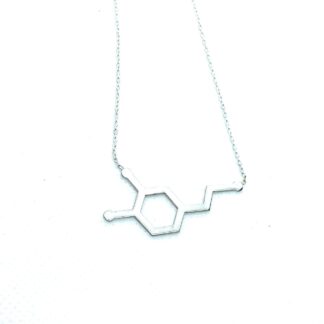 Unique Sterling Silver Dopamine Molecule