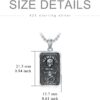 SIMONLY Memento Mori Necklace for Men 925 - Image 4