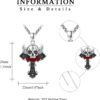 Skull Necklace for Men Sterling Silver - Image 6