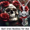 Skull Necklace for Men Sterling Silver - Image 5