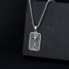 SIMONLY Memento Mori Necklace for Men 925 - Image 5